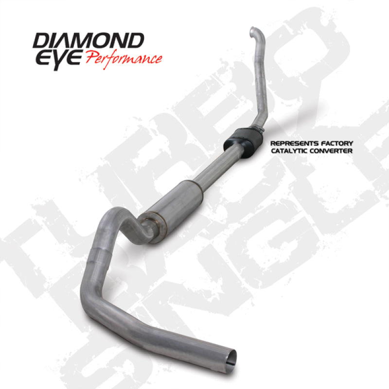 Diamond Eye Performance K4306A - Diamond Eye KIT 4in TB SGL AL: 94-97 FORD 7.3L F250/F350 PWRSTROKE NFS W/ CARB EQUIV STDS