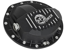 Load image into Gallery viewer, aFe Power Pro Series Rear Differential Cover Black w/Machined Fins 16-17 Nissan Titan XD(AAM 9.5-14)
