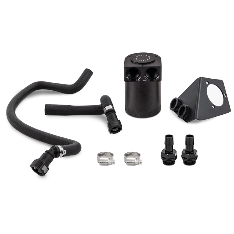 Mishimoto MMBCC-C8-20P FITS 2020+ Chevrolet Corvette C8 Baffled Oil Catch Can Kit (PCV Side)Black