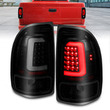 ANZO 311348 FITS 1997-2004 Dodge Dakota LED Taillights Black Housing Smoke Lens Pair