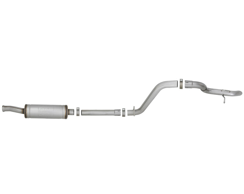 aFe 49-48075 FITS MACH Force-Xp 2.5in 409SS Axle-Back Hi-Tuck Exhaust System 18-20 Jeep Wrangler (JL) V6 3.6L