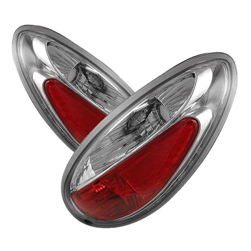 SPYDER 5001672 - Spyder Chrysler PT Cruiser 01-05 Euro Style Tail Lights Chrome ALT-YD-CPT01-C