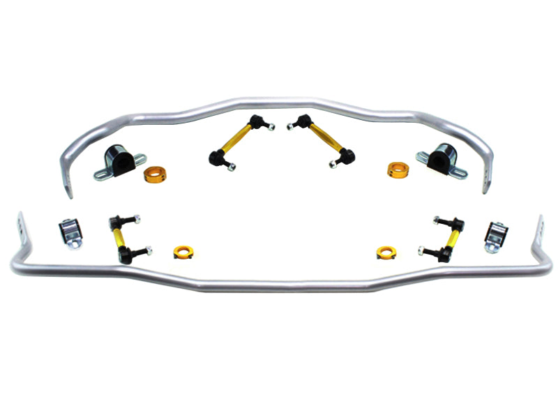 Whiteline 15-18 Ford Mustang GT/GT Premium/EcoBoost/EcoBoost Premium Front & Rear Sway Bar Kit