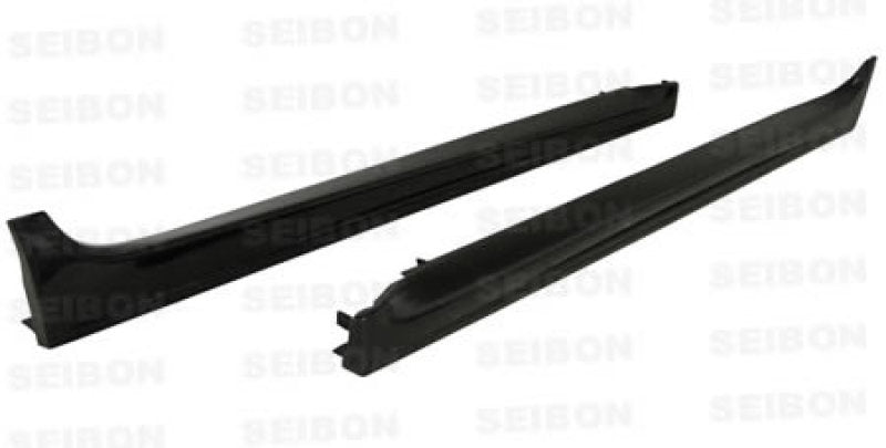 Seibon SS0809MITEVOX-OE FITS 08-09 Mitsubishi Evo X OEM-style Carbon Fiber Side Skirts