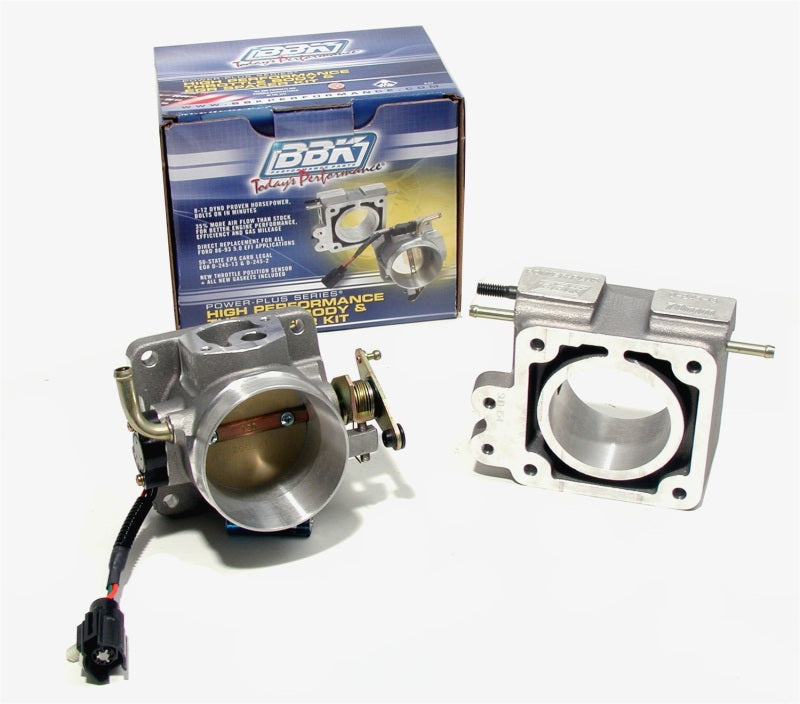 BBK 1600 FITS 86-93 Mustang 5.0 75mm Throttle Body Power Plus Series And EGR Spacer Kit