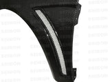 Seibon FF0809MITEVOX FITS 08-12 Mitsubishi Evo X 10mm Wider Carbon Fiber Fenders