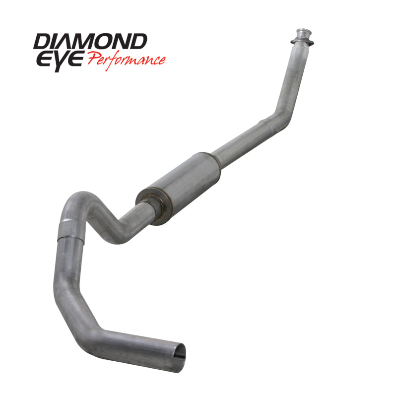 Diamond Eye Performance K4212A - Diamond Eye KIT 4in TB SGL AL: 98.5-02 DODGE CUMMINS 5.9L