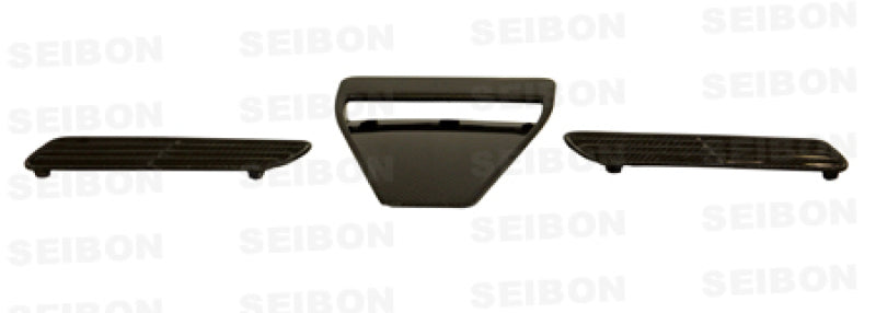 Seibon HDS0809MITEVOX-OE FITS 08-09 Mitsubishi Evo X Carbon Fiber Hood ScoopOnly Fits OEM Hoods (Not  Hoods)