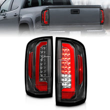 Load image into Gallery viewer, ANZO 311432 FITS 15-21 Chevrolet Colorado Full LED Tail Lights w/ Red Lightbar Black Housing Clear Lens