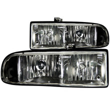 Load image into Gallery viewer, ANZO - [product_sku] - ANZO 1998-2005 Chevrolet S-10 Crystal Headlights Black - Fastmodz