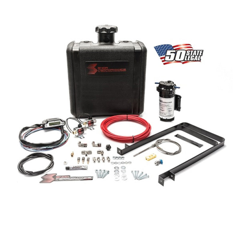 Snow Performance SNO-50100 - Stg 3 Boost Cooler Water Injection Kit TD (Red Hi-Temp Tubing and Quick Fittings)