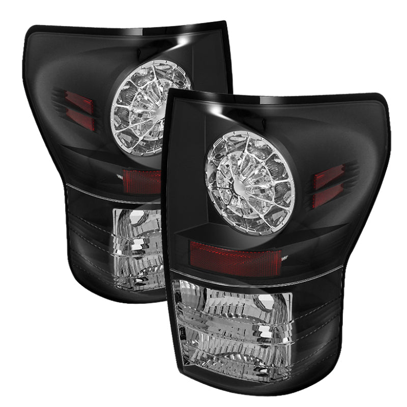 SPYDER 5029584 - Spyder Toyota Tundra 07-13 LED Tail lights Black ALT-YD-TTU07-LED-BK