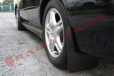 Rally Armor MF1-BAS-RD FITS: 02-07 Subaru WRX/STI/RS/2.5i (wagons req mod) Basic Black Mud Flap w/ Red Logo