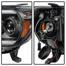 Load image into Gallery viewer, SPYDER 5081711 - Spyder Toyota Tacoma 12-15 Projector Headlights Light Bar DRL Black PRO-YD-TT12-LBDRL-BK