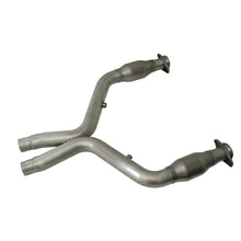 Load image into Gallery viewer, BBK 1658 FITS 11-14 Mustang 5.0 Short Mid X Pipe With Catalytic Converters 3.0 For Long Tube Headers