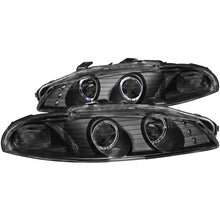 Load image into Gallery viewer, ANZO 121365 FITS: 1997-1999 Mitsubishi Eclipse Projector Headlights w/ Halo Black G2