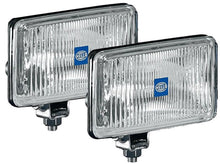 Load image into Gallery viewer, Hella 5860601 FITS 450 H3 12V SAE/ECE Fog Lamp Kit ClearRectangle (Includes 2 Lamps)