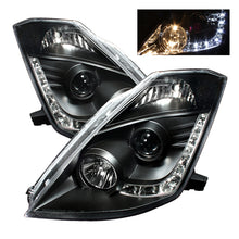 Load image into Gallery viewer, SPYDER 5032225 - Spyder Nissan 350Z 03-05 Projector Headlights Xenon DRL Blk High H1 Lw D2R PRO-YD-N350Z02-HID-DRL-BK