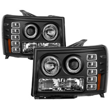Load image into Gallery viewer, SPYDER 5010605 - Spyder GMC Sierra 1500/GMC Sierra Denali 08-13 Projector LED Halo- LED Blk PRO-YD-GS07-HL-BK