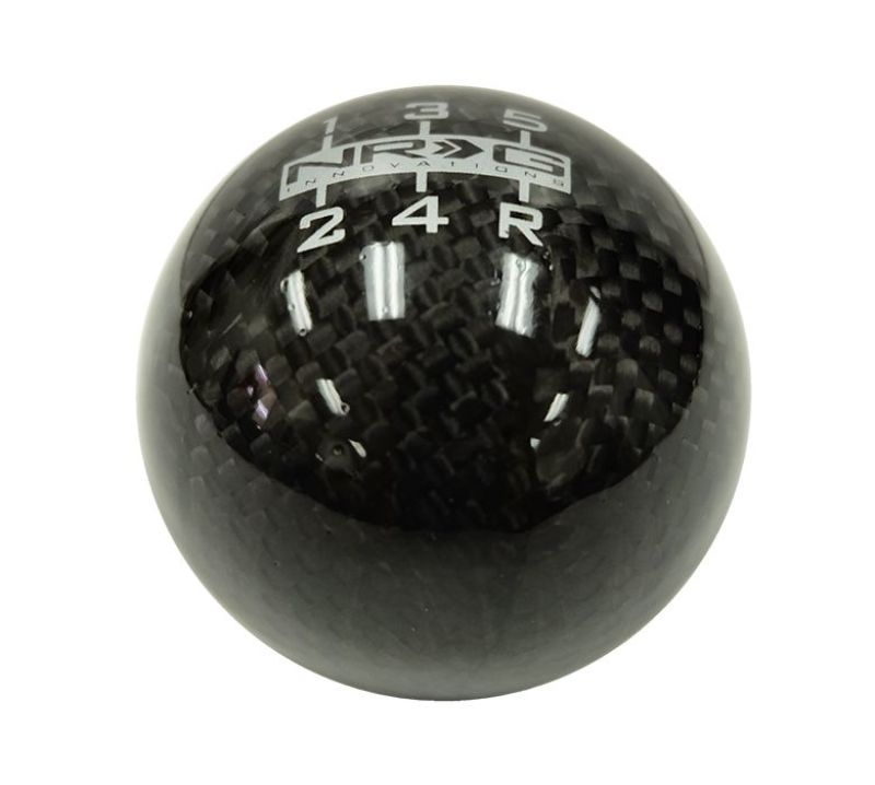 NRG Universal Ball Style Shift Knob (No Logo) - Heavy Weight - Black Carbon Fiber - free shipping - Fastmodz