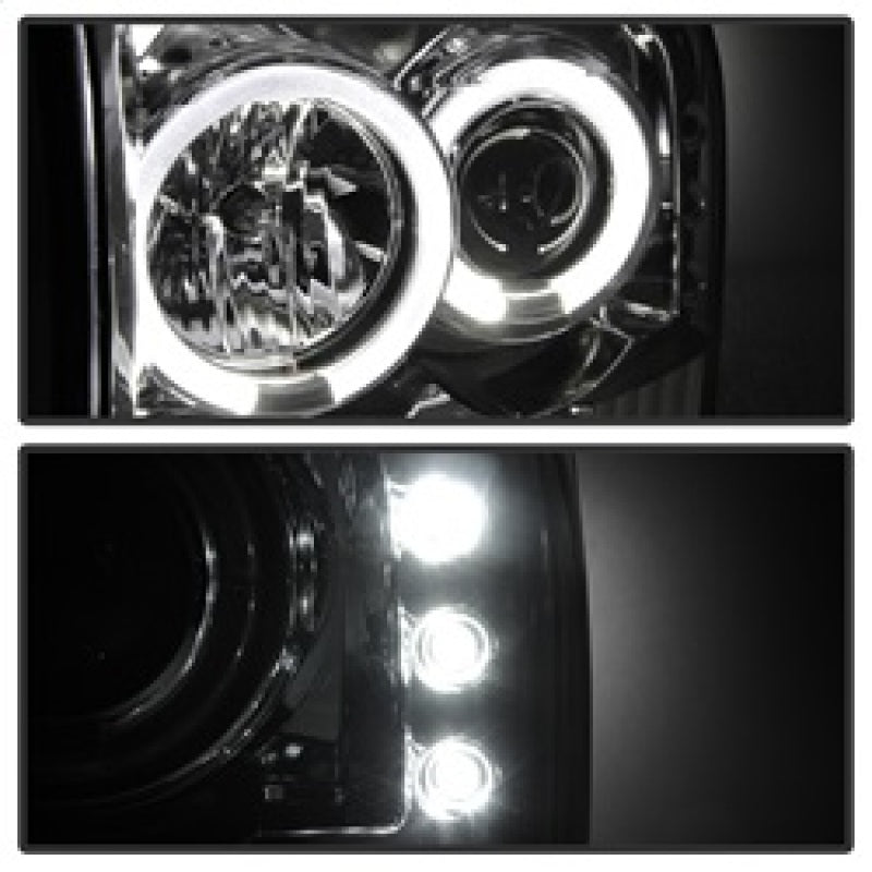 SPYDER 5010360 - Spyder Ford F250 Super Duty 99-04 Projector Version 2 LED Halo LED Chrm PRO-YD-FF25099-1P-G2-C