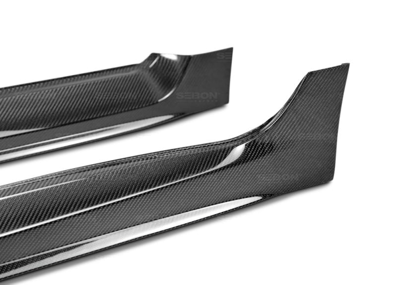 Seibon SS15SBIMP-OE FITS 15+ Subaru WRX/STI OEM Style Carbon Fiber Side Skirts (Pair)