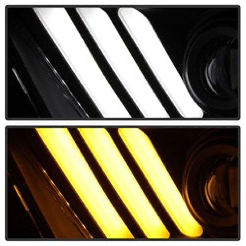 SPYDER 5084569 - Spyder Ford Mustang 10-13 Projector HeadlightsHID Model OnlyBlack PRO-YD-FM2010V2-HID-BK