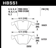Load image into Gallery viewer, Hawk 07-09 BMW 335d/335i/335xi / 08-09 328i/M3 HPS Street Front Brake Pads - free shipping - Fastmodz