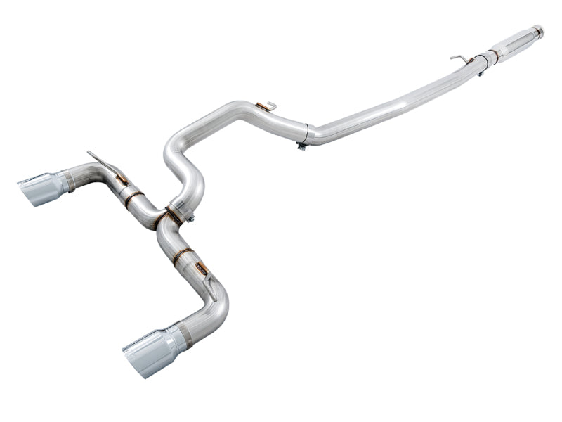 AWE Tuning 3020-32030 FITS Ford Focus RS Track Edition Cat-back Exhaust - Chrome Silver Tips