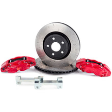 Load image into Gallery viewer, Alcon BKF1551K06 - 2018+ Jeep JL 350x32mm Rotors 6-Piston Red Calipers Front Brake Upgrade Kit