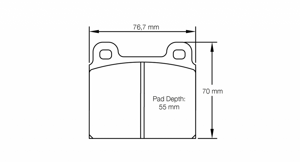 Pagid Racing 4503 RSH42 Compound Brake Pads