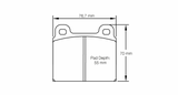 Pagid Racing 4503 RSH42 Compound Brake Pads