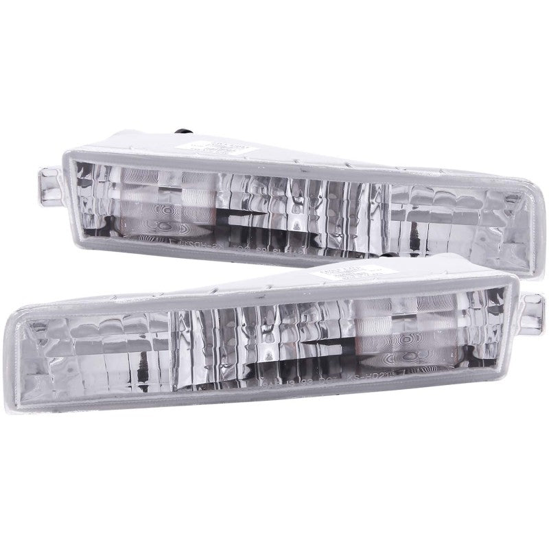 ANZO - [product_sku] - ANZO 1997-2001 Honda Prelude Euro Parking Lights Chrome - Fastmodz