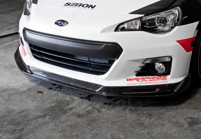 Seibon FL1213SBBRZ-KC FITS 12-14 Subaru BRZ KC-Style Carbon Fiber Front Lip