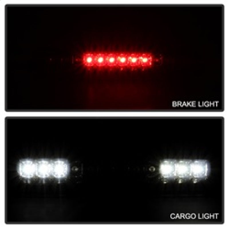 SPYDER 9025686 - Xtune Ford F250 F350 F450 F550 99-14 / Ranger 95-03 LED 3rd Brake Light Smoke BKL-FF25099-LED-G2-SM