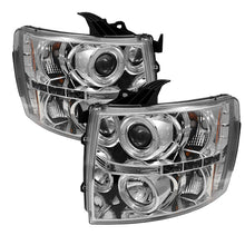 Load image into Gallery viewer, SPYDER 5009500 FITS 5009500 - Spyder Chevy Silverado 1500 07-13 Projector Headlights LED Halo LED Chrm PRO-YD-CS07-HL-C