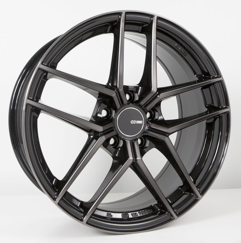 Enkei 498-880-6540MBM - TY5 18x8 5x114.3 40mm Offset 72.6mm Bore Pearl Black Wheel