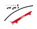 Torque Solution TS-EV-485R - Mitsubishi Evo X Billet Aluminum Fuel Rail Red