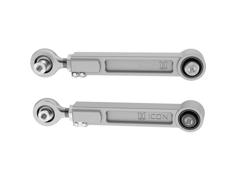ICON 44100 - 2021+ Ford Bronco Billet Rear Upper Adjustable Link Kit
