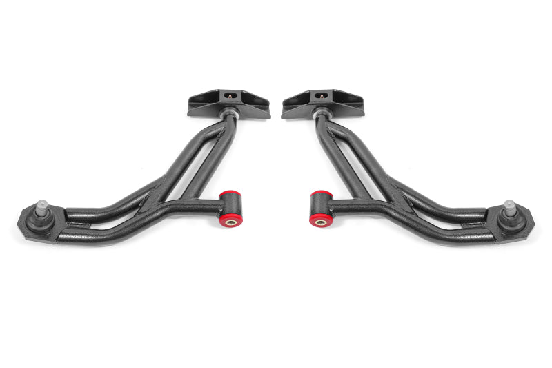 BMR Suspension AA754H FITS 10-14 Ford Mustang / Shelby GT500 Non-Adj. Lower A-Arms (Poly/Delrin)Black Hammertone