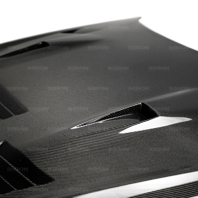 Seibon HD17NSGTR-GTII FITS 2017-2018 Nissan GTR R35 GTII-Style Carbon Fiber Hood