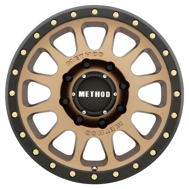 Method Wheels MR30589088918H - Method MR305 NV HD 18x9 +18mm Offset 8x180 130.81mm CB Method Bronze/Black Street Loc Wheel
