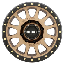 Load image into Gallery viewer, Method Wheels MR30589088918H - Method MR305 NV HD 18x9 +18mm Offset 8x180 130.81mm CB Method Bronze/Black Street Loc Wheel