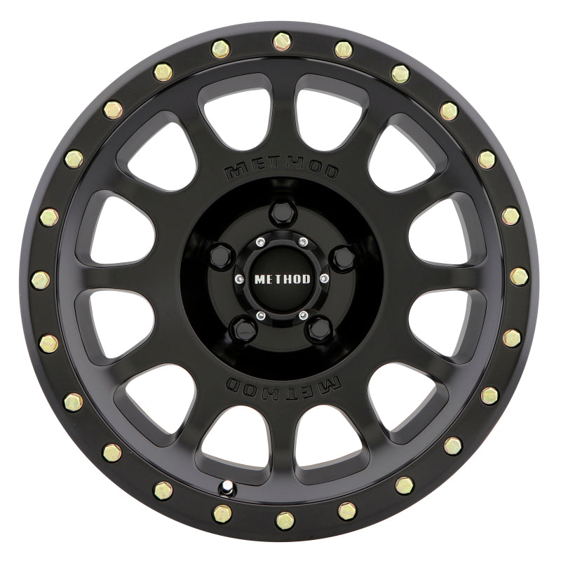 Method Wheels MR30589058525 - Method MR305 NV 18x9 +25mm Offset 5x150 116.5mm CB Matte Black Wheel
