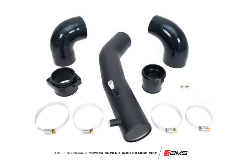 AMS AMS.38.09.0001-1 - Performance 2020+ Toyota Supra A90 Aluminum 3in Charge Pipe Kit