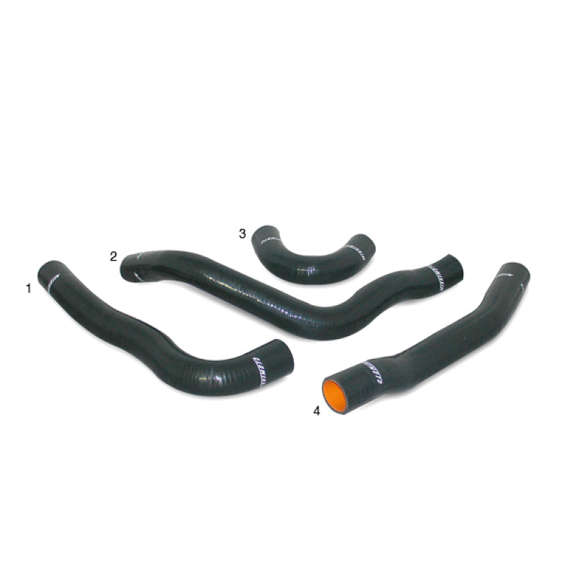 Mishimoto MMHOSE-EVO-10BK - Mitsubishi EVO X Black Silicone Hose Kit