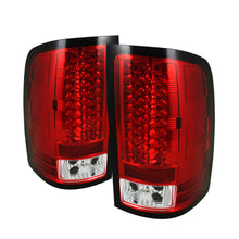 Load image into Gallery viewer, SPYDER 5014955 - Spyder GMC Sierra 07-13 (Not 3500 Dually 4 Rear Wheels)LED Tail Lights Red Clear ALT-YD-GS07-LED-RC