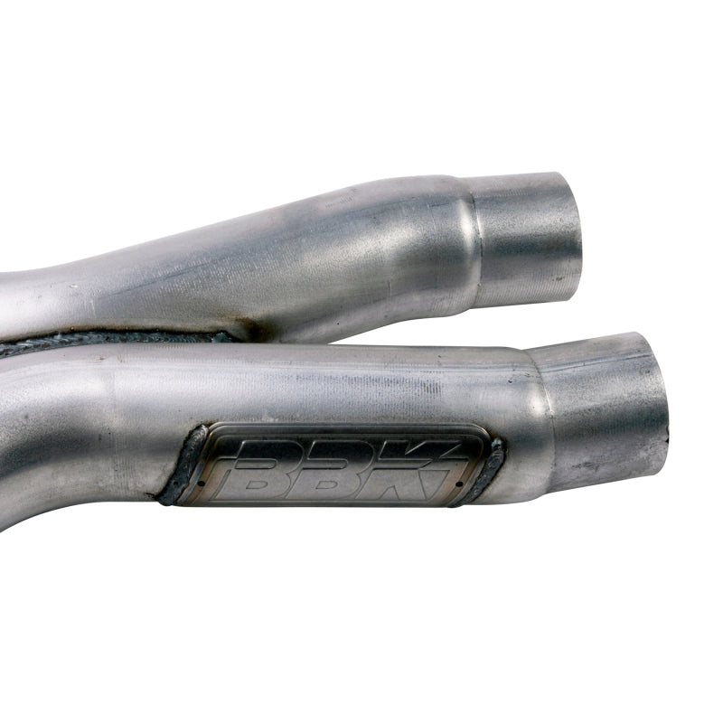 BBK 1637 FITS 05-10 Mustang 4.6 Short Mid X Pipe With Catalytic Converters 2-3/4 For Long Tube Headers