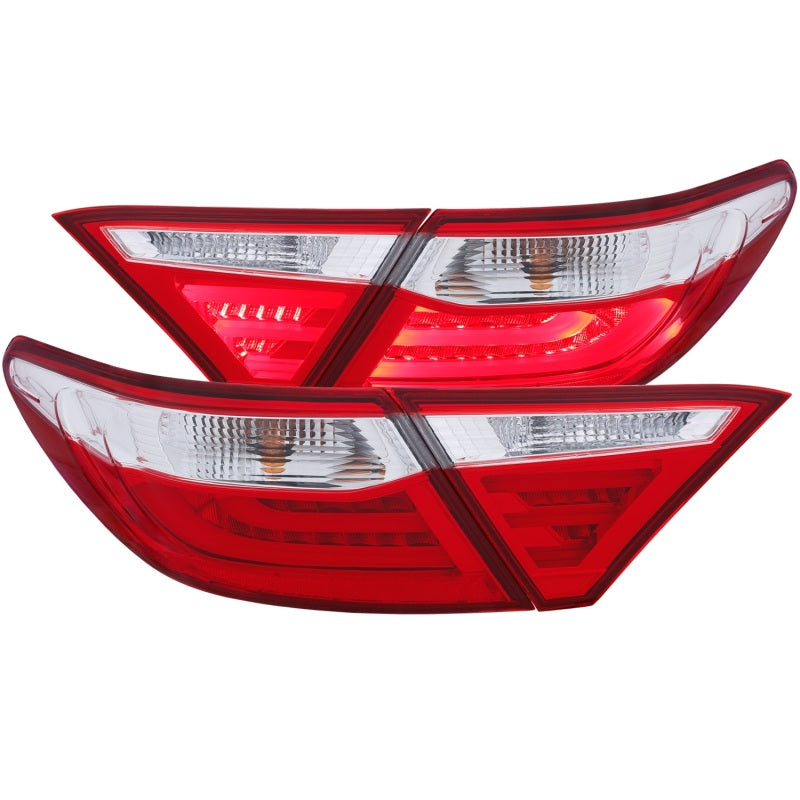 ANZO 321335 FITS 2015-2016 Toyota Camry LED Taillights Red/Clear