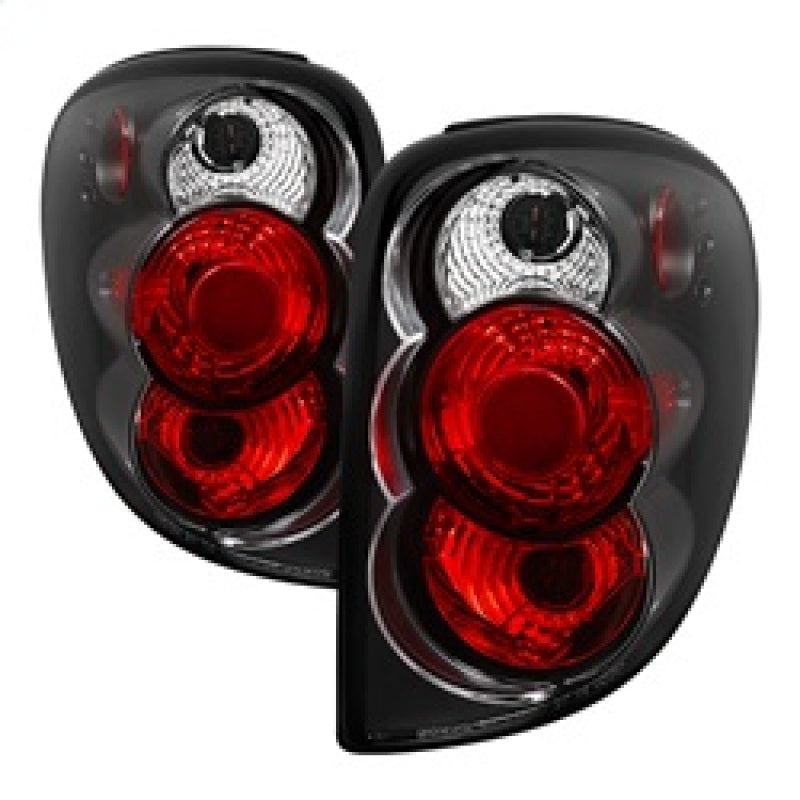 SPYDER 5002211 - Spyder Dodge Caravan/Grand Caravan 01-07 Euro Style Tail Lights Black ALT-YD-DC01-BK